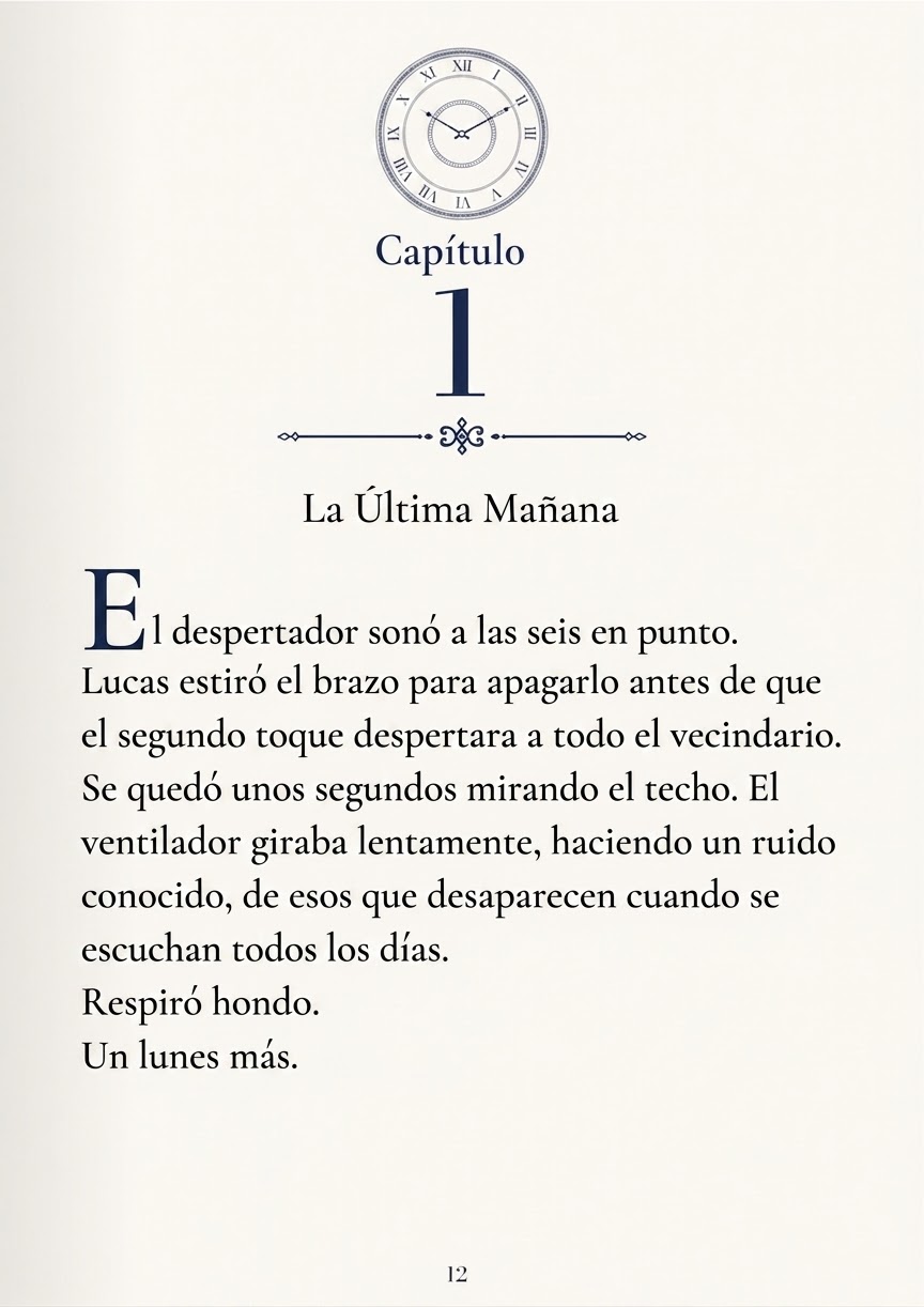 Página 1 del primer capítulo del libro